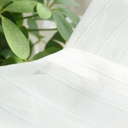 Modern Embroidered Sheer Voile Curtains Nordic Tulle Curtain Made to Measure Curtain For Living Room