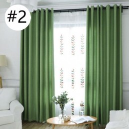 Nordic Solid Color Velvet Linen Curtains Blackout Curtain Made to Measure Curtain Fabric