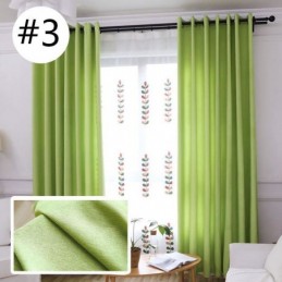 Nordic Solid Color Velvet Linen Curtains Blackout Curtain Made to Measure Curtain Fabric