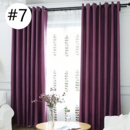 Nordic Solid Color Velvet Linen Curtains Blackout Curtain Made to Measure Curtain Fabric
