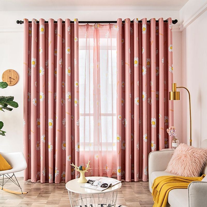 Blackout Curtain Made to Measure Curtain American Flower Printed