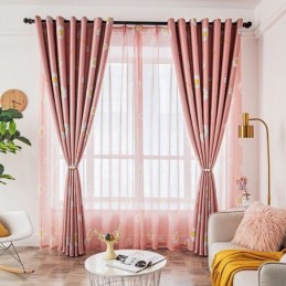 Blackout Curtain Made to Measure Curtain American Flower Printed