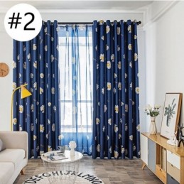 Blackout Curtain Made to Measure Curtain American Flower Printed