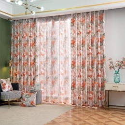 Cotton Linen Curtain Made...