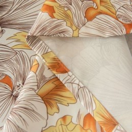 Semi Blackout Curtain Made to Measure Curtain American Style Plant Printed