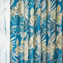 American Style Curtain Made to Measure Curtain Plant Printed