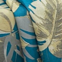 American Style Curtain Made to Measure Curtain Plant Printed