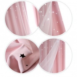 Fresh Max Blackout Curtain Made to Measure Curtain Hollow Star With Sheer Kids Room