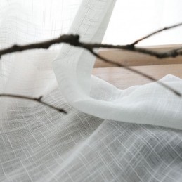 White Sheer Curtain Made to Measure Curtain Solid Color All match Voile Living Room Bedroom
