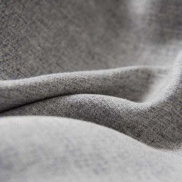 Solid Grey Blackout Curtain Made to Measure Curtain Modern Simple Living Room Bedroom Fabric