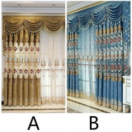 Chenille Curtain Made to Measure Curtain Europe Style Window Treatment