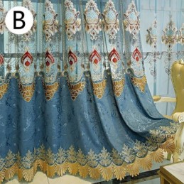 Chenille Curtain Made to Measure Curtain Europe Style Window Treatment