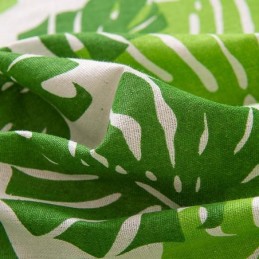 Banana Leaf Printing Curtain Made to Measure Curtain Nordic Style Living Room Bedroom Study Semi Blackout Fabric