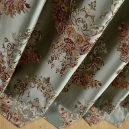 Classical Max Blackout Curtain Made to Measure Curtain Emboss Simulation Jacquard Bedroom