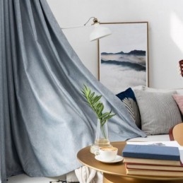 Elegant Blackout Curtain Made to Measure Curtain Solid Color Bedroom Office