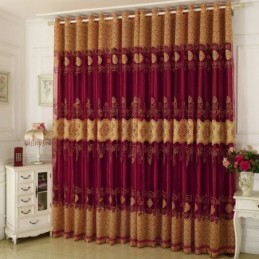 Minimalist Classical Voile Sheer Curtain Made to Measure Curtain European Jacquard Living Room Window