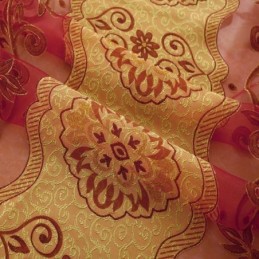 Minimalist Classical Voile Sheer Curtain Made to Measure Curtain European Jacquard Living Room Window