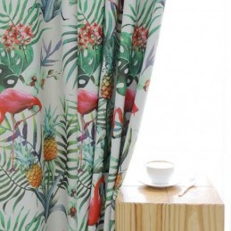 Flamingo Blackout Made to Measure Curtain Made to Measure Curtain Animal Jungle Theme