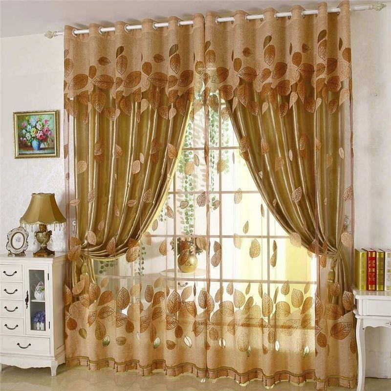Modern Sheer Curtain Made to Measure Curtain Minimalist Jacquard Living Room