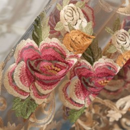 Nordic Sheer Curtain Made to Measure Curtain Luxury Breathable Embroidery Living Room