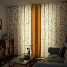 Chevron Blackout Curtains American Flower Mosaic