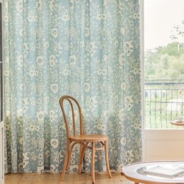 American Style Curtains Floral Print