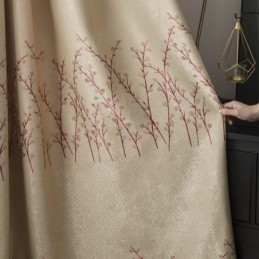 Curtain Made to Measure Curtain American Plant Jacquard