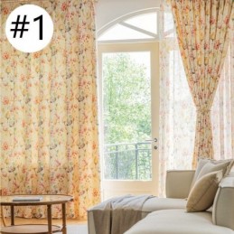 Blackout Curtains American Floral Print