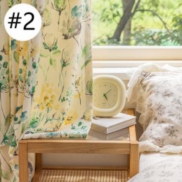 Blackout Curtains American Floral Print
