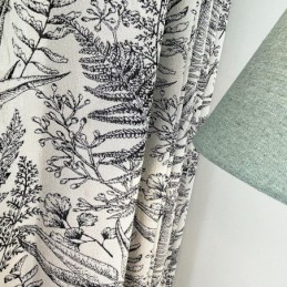 Chenille Curtains American Dark Jacquard