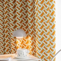 Chenille Curtain Made to Measure Curtain Printed Nordic Blackout Curtains