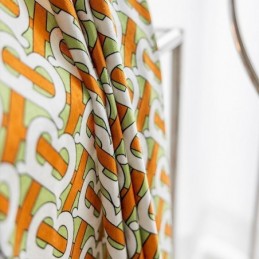 Chenille Curtain Made to Measure Curtain Printed Nordic Blackout Curtains