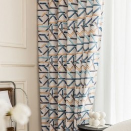 Blackout Curtains Geometric...