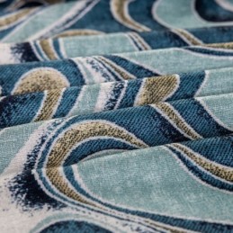 Chenille Printed Curtains Scandinavian Blackout