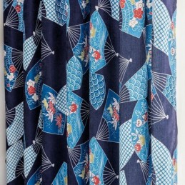 Chenille Curtains Nordic Fan Sub Printed Blackout