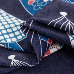 Chenille Curtains Nordic Fan Sub Printed Blackout