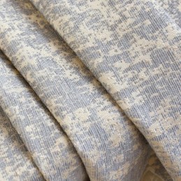 European Chenille Curtain Made to Measure Curtain Floral Embroidery For Living Room Bedroom