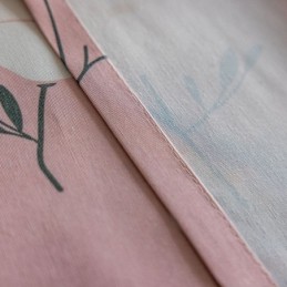 Cotton Curtain Made to Measure Curtain Floral Printed Nordic Style