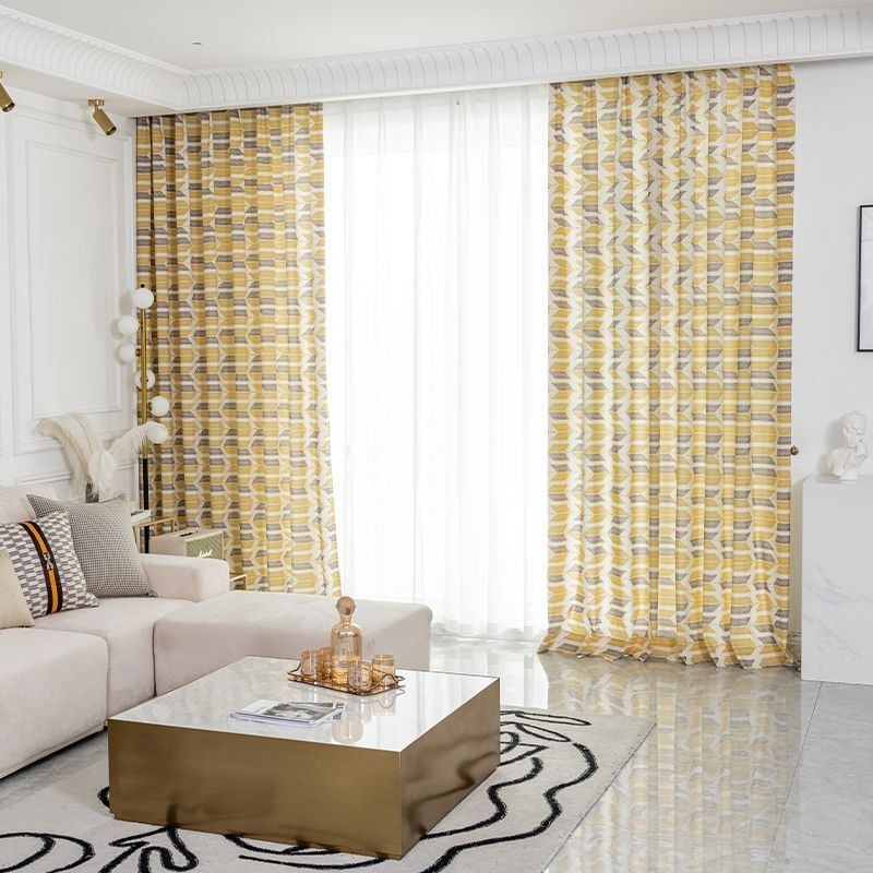 Printeded Curtain Made to Measure Curtain Nordic Style Cotton