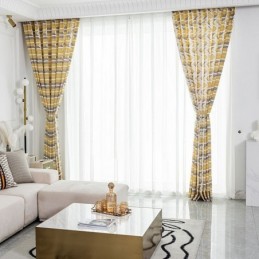 Printeded Curtain Made to Measure Curtain Nordic Style Cotton