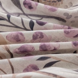 Nordic Style Curtain Made to Measure Curtain Cotton Plant Printed