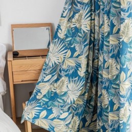Cotton Curtain Made to Measure Curtain Leaf Printed American Style