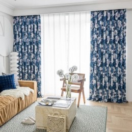 Floral Printed Curtain Made...