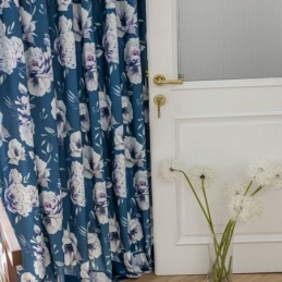 Floral Printed Curtain Made to Measure Curtain Nordic Style Cotton