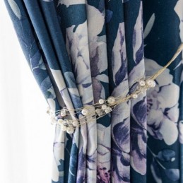 Floral Printed Curtain Made to Measure Curtain Nordic Style Cotton