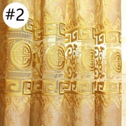 Semi Blackout Curtain Made to Measure Curtain Chinese Style Twill Velvet Embroidery For Living Room Bedroom