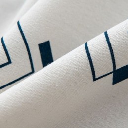 Geometric Printed Linen Curtain Made to Measure Curtain Nordic Style For Living Room Bedroom