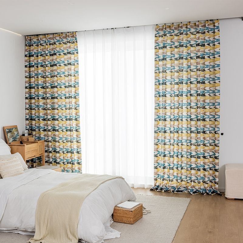 Cotton Curtain Made to Measure Curtain Nordic Style Printed