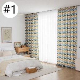 Cotton Curtain Made to Measure Curtain Nordic Style Printed