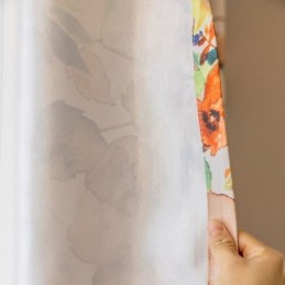 Curtain Made to Measure Curtain Plant Printed American Style